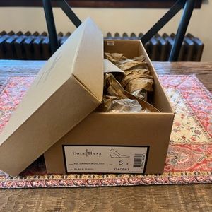 Cole Haan Air Lainey Wedge Black Suede Size 6